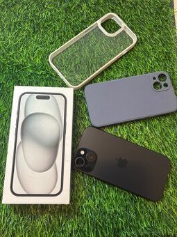 iPhone 15, 128gb - 92% baterie, záruka