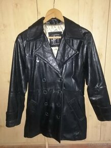 KOŽENÝ DÁMSKÝ KRÁTKÝ KABÁT - KABÁTEK vel. s