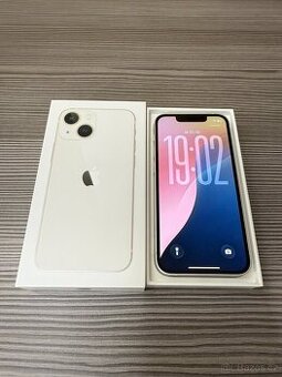 Apple iPhone 13 mini 256GB bilá, komplet, baterie 100%