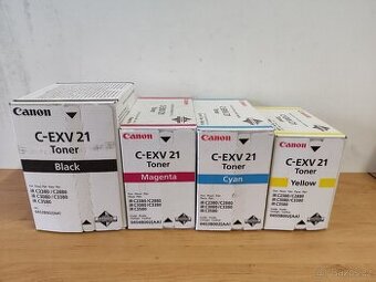 CANON originální tonery C-EXV21 sada 4 barev