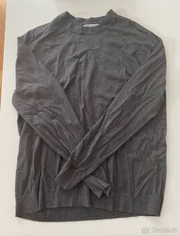 Pánský svetr ZARA vel. M (40) šedý