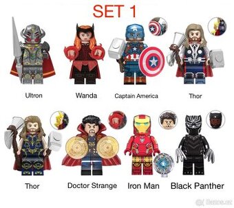 Figúrky Superhrdinovia (8ks) typ lego 2 - nové