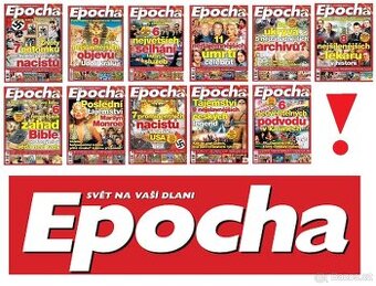 Časopis Epocha 12 kusů, časopisy ročník 2025, SLEVA