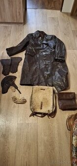 Kabát teletina kukla rukavice bryle