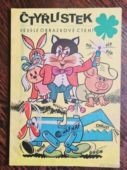 Čtyřlístek c.1 z roku 1969 PODEPSÁN NĚMEČEK