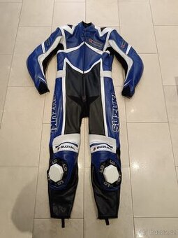 Suzuki-Pánská Dámská kožená moto kombinéza, jednodílná