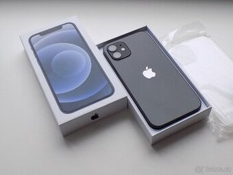 Apple iPhone 12 64GB Černý - ZÁRUKA 12 MĚSÍCŮ - 100% BATERIE