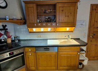 Selská kuchyně z masivu se spotřebiči,5936