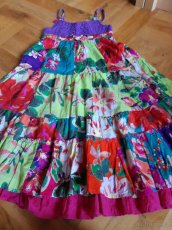 Lehounké letní květované šaty Next 116-128