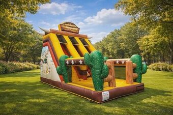 Nafukovací skákací hrad Wild West 7×4×6 m – PROFI