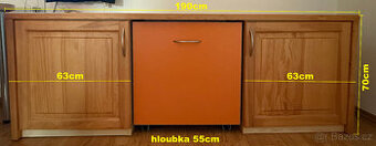 Prodám sestavu nábytku z masivu do dětského pokoje