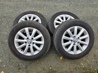 Alu kola  VW R15 na zimních pneu