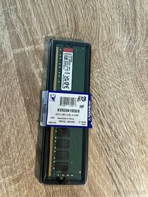 Nová a nepoužitá Kingston 8GB DDR4 2666 CL19 KVR26N19S8/8