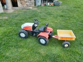 Rolly Toys šlapací traktor Steyr CVT 170 - červeno-bílý