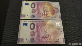 set bankovky 0 Euro  - 45 let kosmonautem - 1