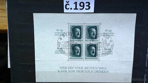 poštovní  známky č.193