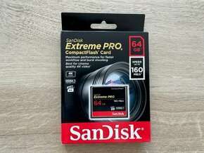 SanDisk CompactFlash Extreme Pro 64GB 160MBs