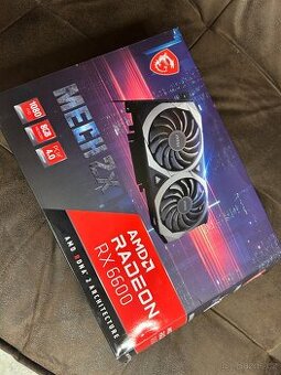 Grafika AMD Radeon RX 6600 MSI Mech 2X v perfektním stavu