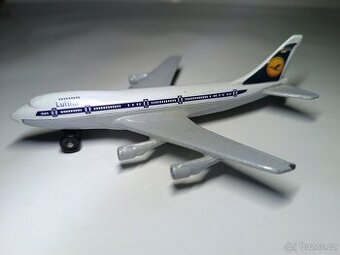 Matchbox model Boeing 747 společnosti Lufthansa