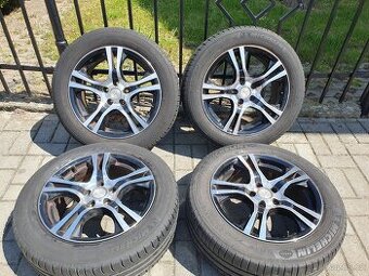 Alu kola 5x100 r16 7j et38 letni pneu 205/55/16