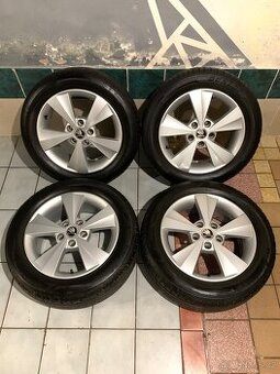Alu kola Škoda R16 5X112 LETNÍ PNEU 205/55 R16 7mm