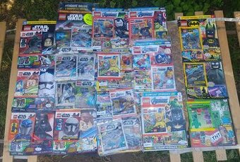 Lego časopisy s figurkou stat wars,minecraft,marvel atd
