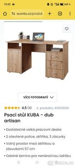Dětský psací stůl Kuba Sconto