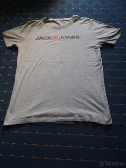 Šedé tričko jack&jones