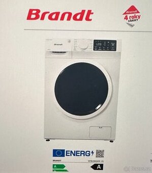 Pračka Brandt, nová, 4 roky záruka, energetická třída A