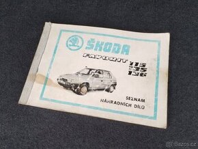Seznam náhradních dílů Škoda Favorit
