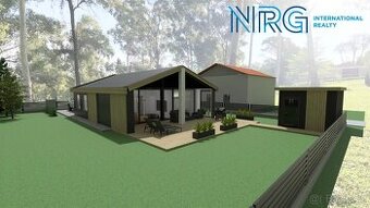 Prodej stavební parcely s projektem domu 4+kk, 900 m2, Cholt - 1