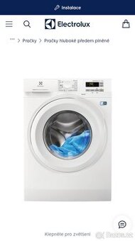 pračka Electrolux EW6FN528WC 8kg (1 rok záruka)