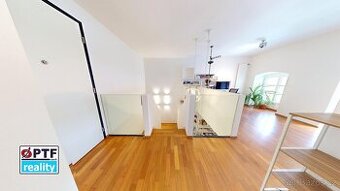 Pronájem mezonetového bytu 4+kk (90 m2) - Praha-Karlín