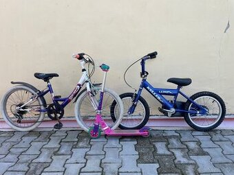 Daruji Dvě dětská kola a koloběžka