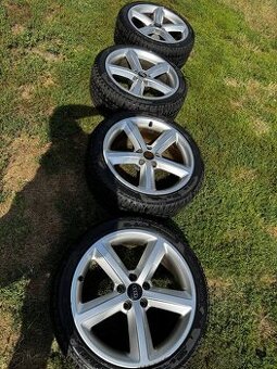Alu kola Audi r18 5x112 et 29 zimní pneu savo eskymo - 1