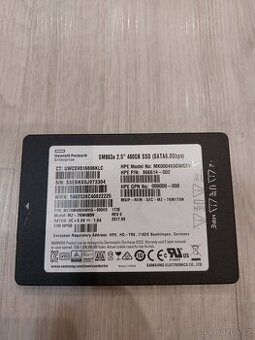 HP SSD 480GB 2,5" SATA3