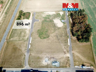 Prodej stavebního pozemku, 896 m2, obec Valeč, okres Třebíč