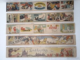 5x Retro pohádky do promítačky ČSSR