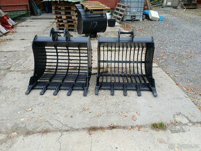 Roštová lopata- třídící lžíci 90cm nebo 150cm JCB 3cx/4cx