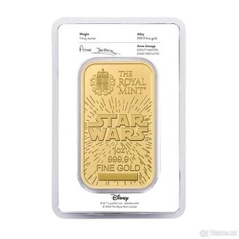 zlatý slitek 1Oz Star Wars