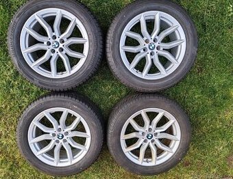 Moc pěkná zimní sada originálních ALU kol BMW 5X112 19 ....
