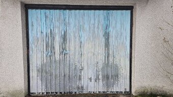 Garážová vrata plechová za odvoz