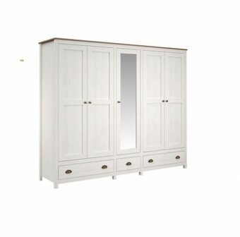 Dřevěná skříň 5dveřová TOPAZIO 206284