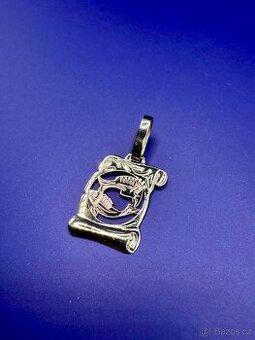 zlatý přívěsek znamení RYBY - 14 karátů