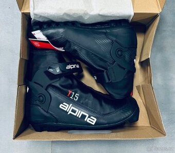 Boty na běžky ALPINA Nordic T15 black/red