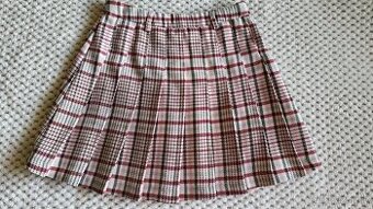 Skládaná minisukně vel 158