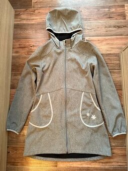 Dívčí kabát šedý melír vel. 164 zn. Fantom