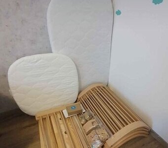 Rostoucí postýlka Tweeto 7v1 + matrace