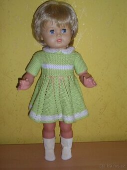 Stará znač.panenka v původních kozačkách-64 cm