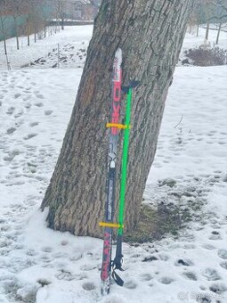 Prodám dětské běžky, boty, hole (komplet)